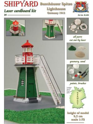 Bunthäuser Spitze Lighthouse Laser Cardboard Kit