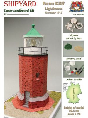 Rotes Kliff Lighthouse
Rotes Kliff Lighthouse Laser Cardboard Kit