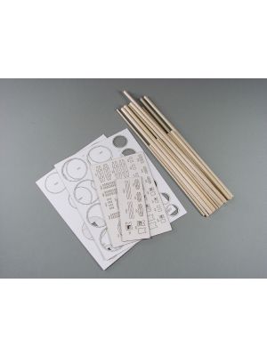 Lasercutsatz und Masten für Revenge
