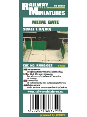 Metall-Zauntor