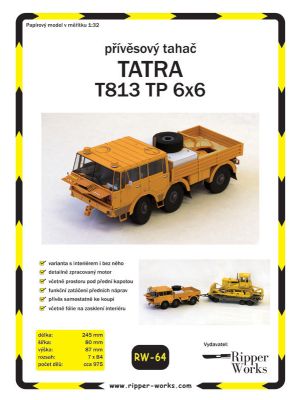 Heavy Haulage Truck Tatra T813 TP 6x6