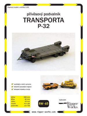 Flat Bed Trailer Transporta P-32