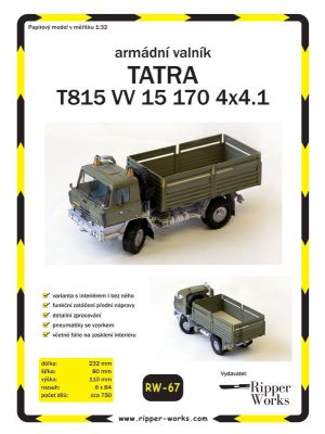 Flatbed Truck TATRA T815 VV 15 170 4x4.1