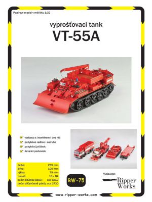 Czech armoured recovery vehicle VT-55A (SŽDC)