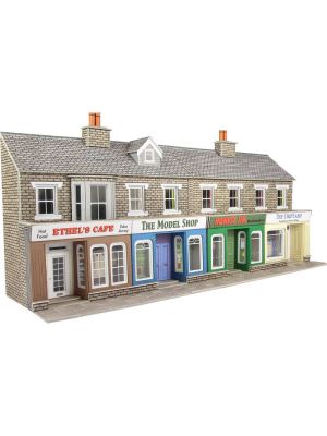 Low Relief Stone Shop Fronts