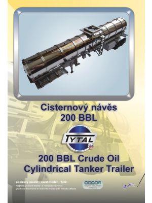 200 BBL oil tanker trailer