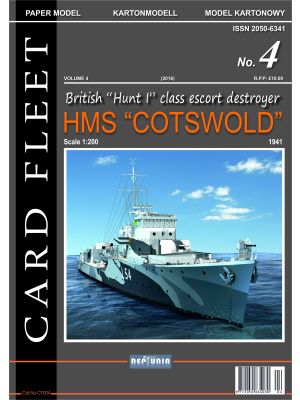 British Destroyer HMS Cotswold