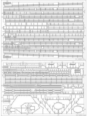 Lasercutset railings for HMS London