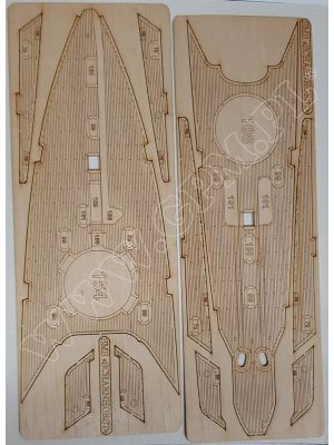 Wooden decks for SMS Scharnhorst / SMS Gneisenau