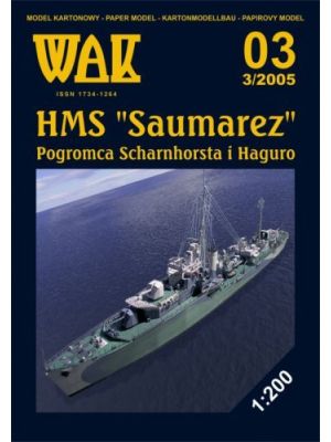 British Destroyer HMS Saumarez