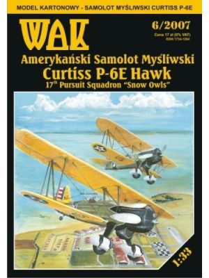 American biplane fighter Curtiss P-6E Hawk