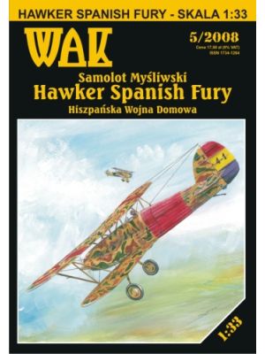 British biplane fighter aircraft Hawker Spanish Fury