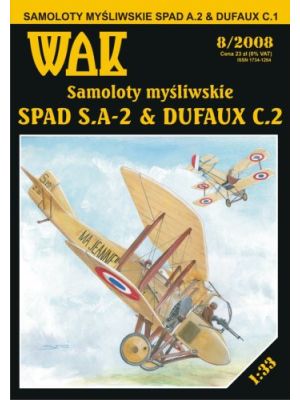 French fighter aircraft SPAD S.A-2 & Dufaux C.2