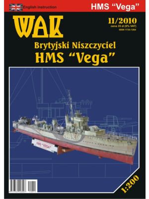 British destroyer HMS Vega