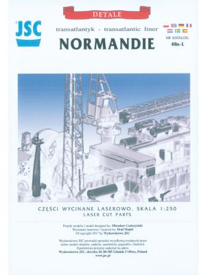 Lasercutset for SS Normandie 1/250