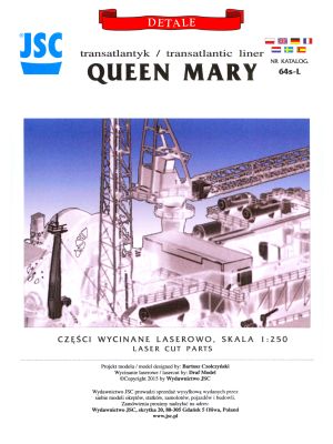 Lasercutset details for Queen Mary 1/250