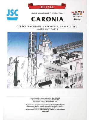Lasercutset Details for RMS Caronia