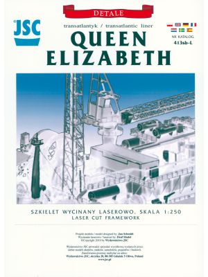 Lasercutset frames for Queen Elizabeth 1/250