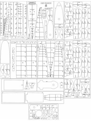 Lasercut Set frames for ORP Piorun
