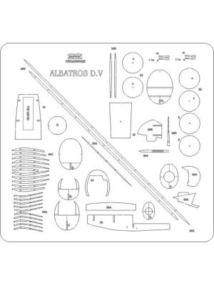 Lasercut Set frames for Albatros D.V