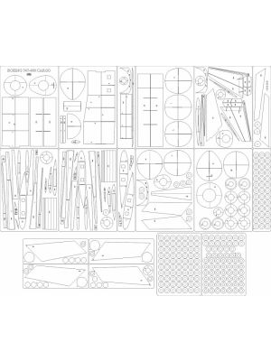 Lasercut Set frames for 747-400