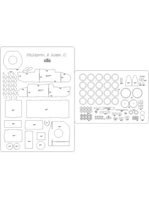 Lasercut Set frames AND details for Pz.Kpfw. II Ausf. C