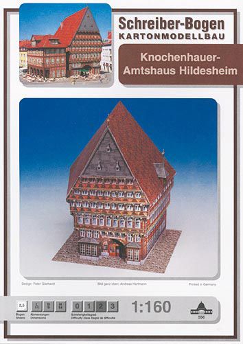 Kartonmodell Albrecht-Dürer-Haus in Nürnberg 1:160 Schreiber Bogen 