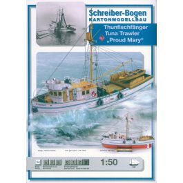 Tuna fishing boat Proud Mary - fentens Papermodels