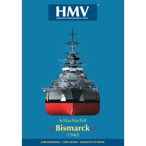 Battleship Bismarck with camouflage