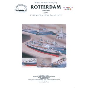 
Passenger ship SS Rotterdam V Lasercut railings