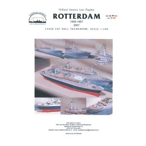 
Passenger ship SS Rotterdam V Lasercut frames