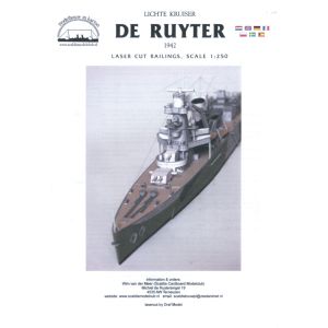 Light Cruiser De Ruyter Lasercut railings