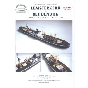 Liberty Ship Lemsterkerk Lasercut details
