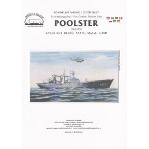 Poolster supply ship Lasercut details