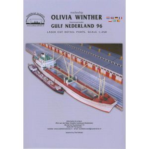 Cargo ship Olivia Winther Lasercut details