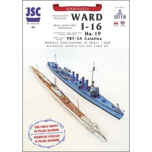 US Destroyer Ward, japanese U-Boat I-16