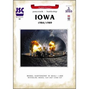 US Battleship USS Iowa (BB-61) – 1984/1989 Configuration