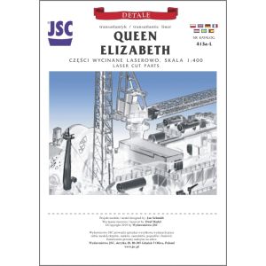 Lasercutset details for RMS Queen Elizabeth