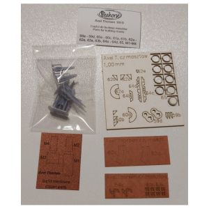 Lasercut parts for mast Axel Thorsen 1810