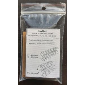 Lasercutset blocks for Duyfken