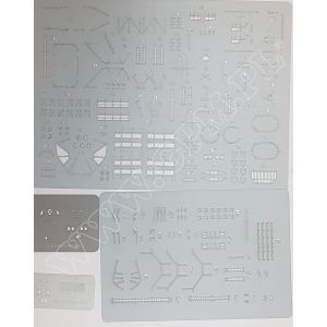 Lasercutset details for USS Farragut