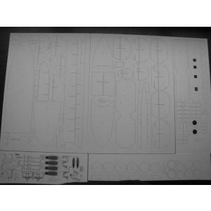 Lasercutset Französisches Tankship La Hoche