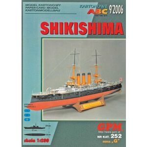 Japanese battleship Shikishima 1900