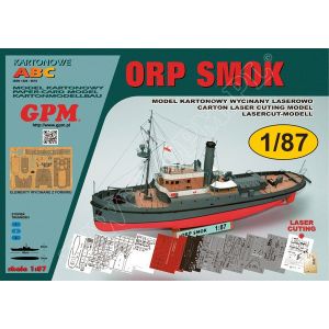 Polish Tug ORP Smok 1/87 Lasercut-Model