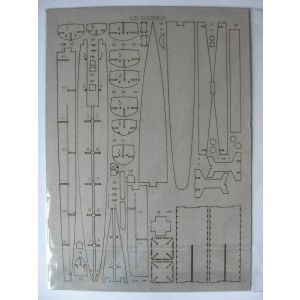 Lasercut Skeleton for Sazanami