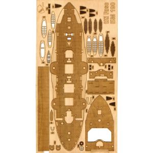 Engraved Wooden Deck for Fuso