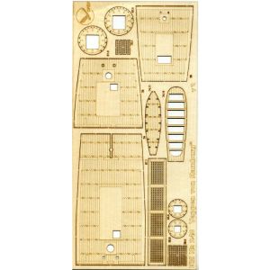 Engraved wooden decks for Wappen von Hamburg (1669)