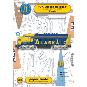 Diesel locomotive F7A Alaska Railroad