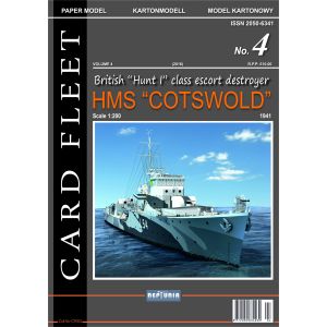 British Destroyer HMS Cotswold