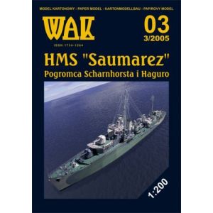 British Destroyer HMS Saumarez